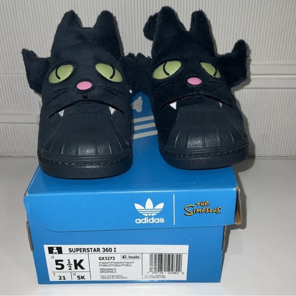 Adidas SuperStar 360 i Gx3273 The Simpsons “snowball” Infant Sneakers Size 5.5 - Picture 1 of 5